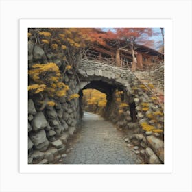 Autumn In The Mountains Art Print