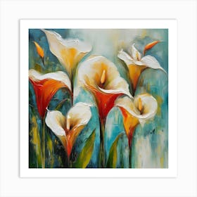 Flower of Calla lilies Art Print