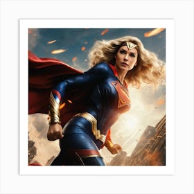 Supergirl 5 Art Print