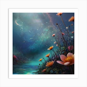 Lotus Flower Art Print