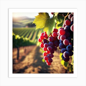 Grapes On The Vine 7 Art Print