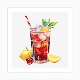 Alcoholic Drink Art Print