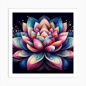 Lotus Flower 4 Art Print