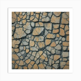 Stone Wall Art Print