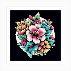 Floral Design Art Print