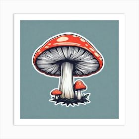 Mushroom Art Print