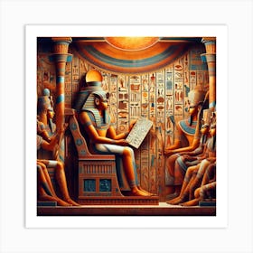 Egyptian Pharaoh Art Print