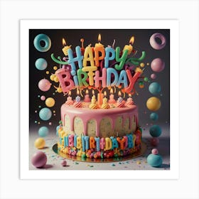 Happy Birthday Art Print