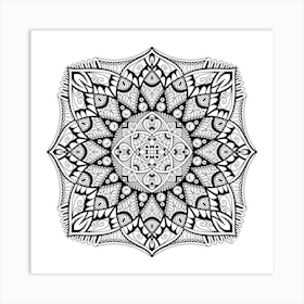 Oriental Mandala Art Print