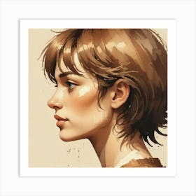 Portrait Of A Girl 14 Art Print