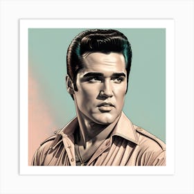 Elvis Presley 1960s Art Print