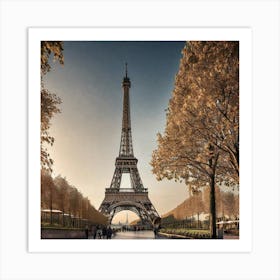 Paris Eiffel Tower 121 Art Print