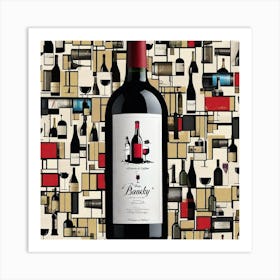 Bottle Of Wine 1 Art Print