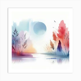 Watercolor Painting 24 Art Print