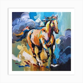 Horse Running 1 Art Print