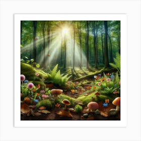 Fairy Forest 2 Art Print