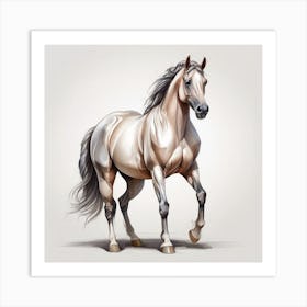 Horse Illustration Art Print