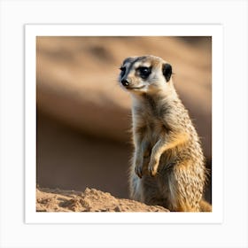 Meerkat 1 Art Print