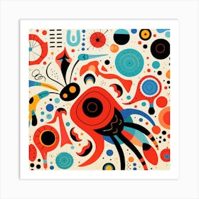 Lobster Abstract Art Print