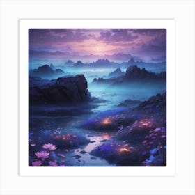 Landscape Painting Art Print