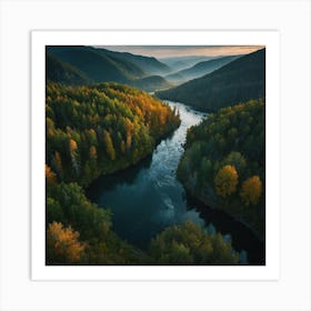 Landscape With The Presence Of God Art Print