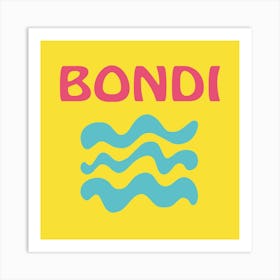 Bondi Bold Illustration Art Print