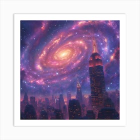 Galaxy In The Sky Art Print