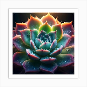 Succulent Flower 2 Art Print