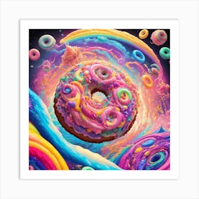 Donut Art Print