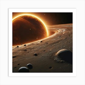 Nasa'S Moon Art Print