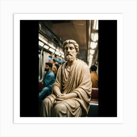 Statue Of Julius Csar Art Print