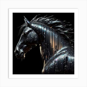 Creative Horse Beauty Illustration Nr 186 Art Print