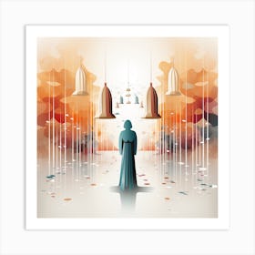 Islamic Woman Art Print