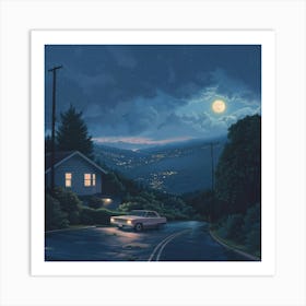 Night In The City Art Print