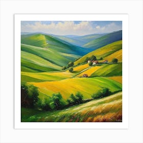 Landscape Painting 140 Art Print