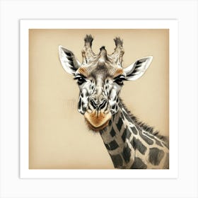 Giraffe 117 Art Print