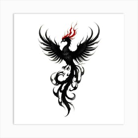 Phoenix Tattoo Art Print