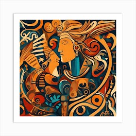 Egyptian Woman Art Print