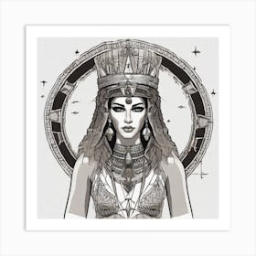 Egyptian Woman Art Print