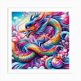 Dragon Painting 1 Art Print