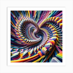 Spiral Vortex Art Print