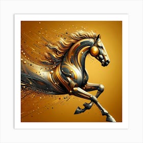 Creative Horse Beauty Illustration Nr 235 Art Print