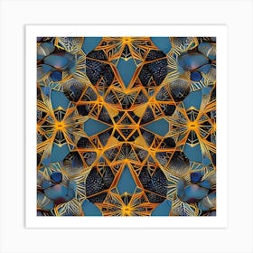 Abstract Fractal Pattern 3 Art Print