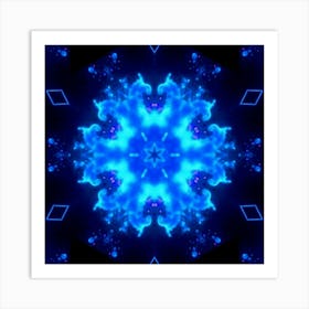 Abstract Psychedelic Fractal Pattern Art Print