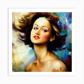 Portrait Of A Woman 4 Art Print