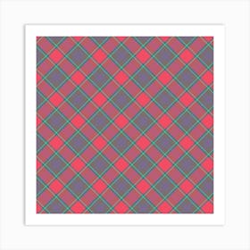 Tartan Fabric 2 Art Print