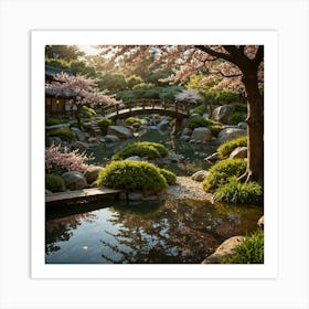 Japanese Garden 7 Art Print