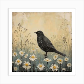 Bird Fairycore Painting 4 Art Print