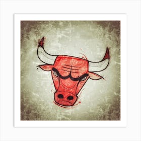 Chicago , Chicago bulls logo , Chicago art, basketball Logo, team, ballers, I love this game, nba,nba logo, sports, sport art, fans art, red, white. Art Print