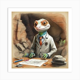 Gecko 1 Art Print